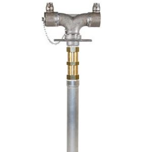2 1/2Inch Aluminium Double Headed Standpipe With 2Inch Double Check Valve